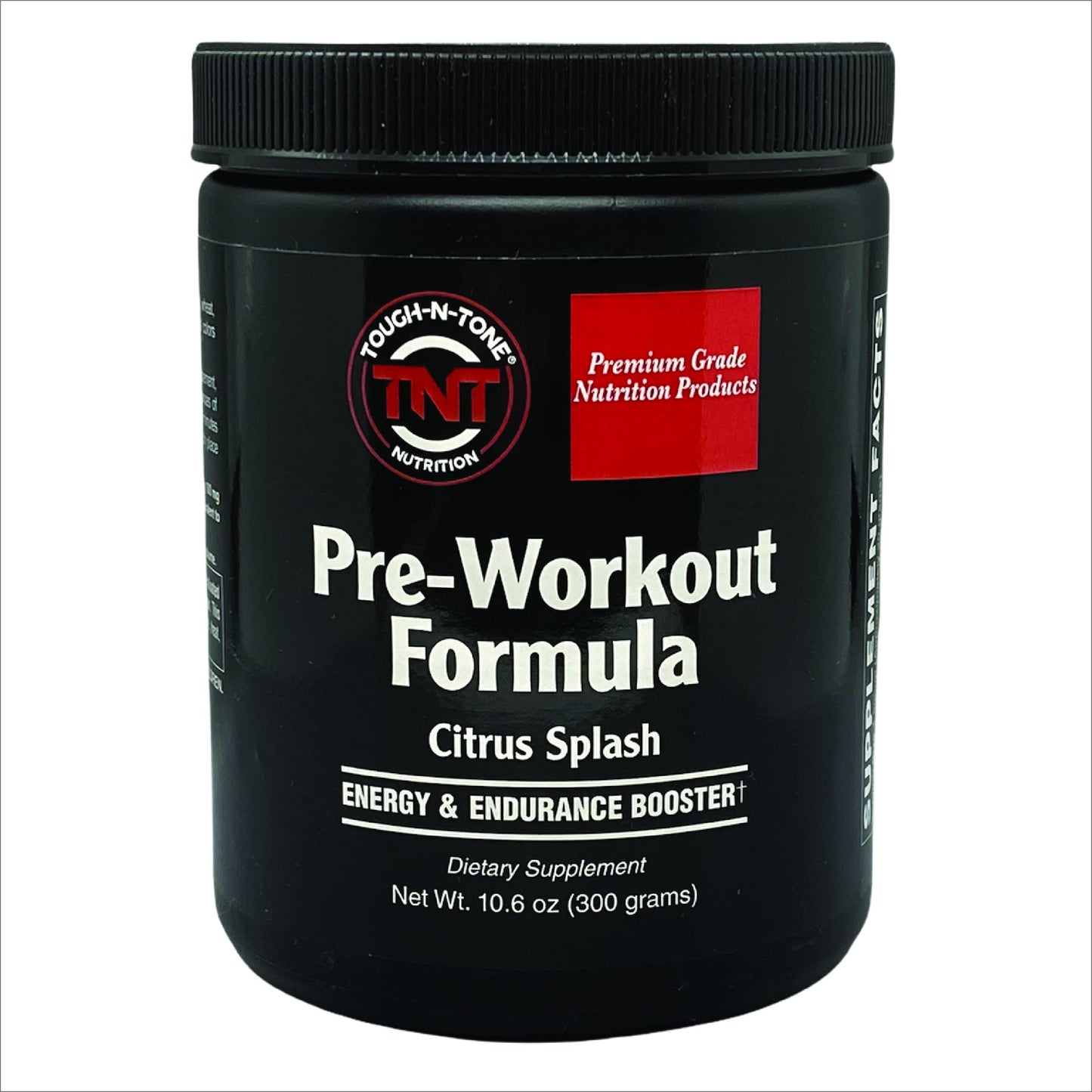 TOUGH-N-TONE Pre-Workout Formula Fast-Acting Powder Formula with beta-Alanine, creatine, arginine, Kreb Cycle intermediates, Guarana, Alpha-lipoic Acid, and citrulline