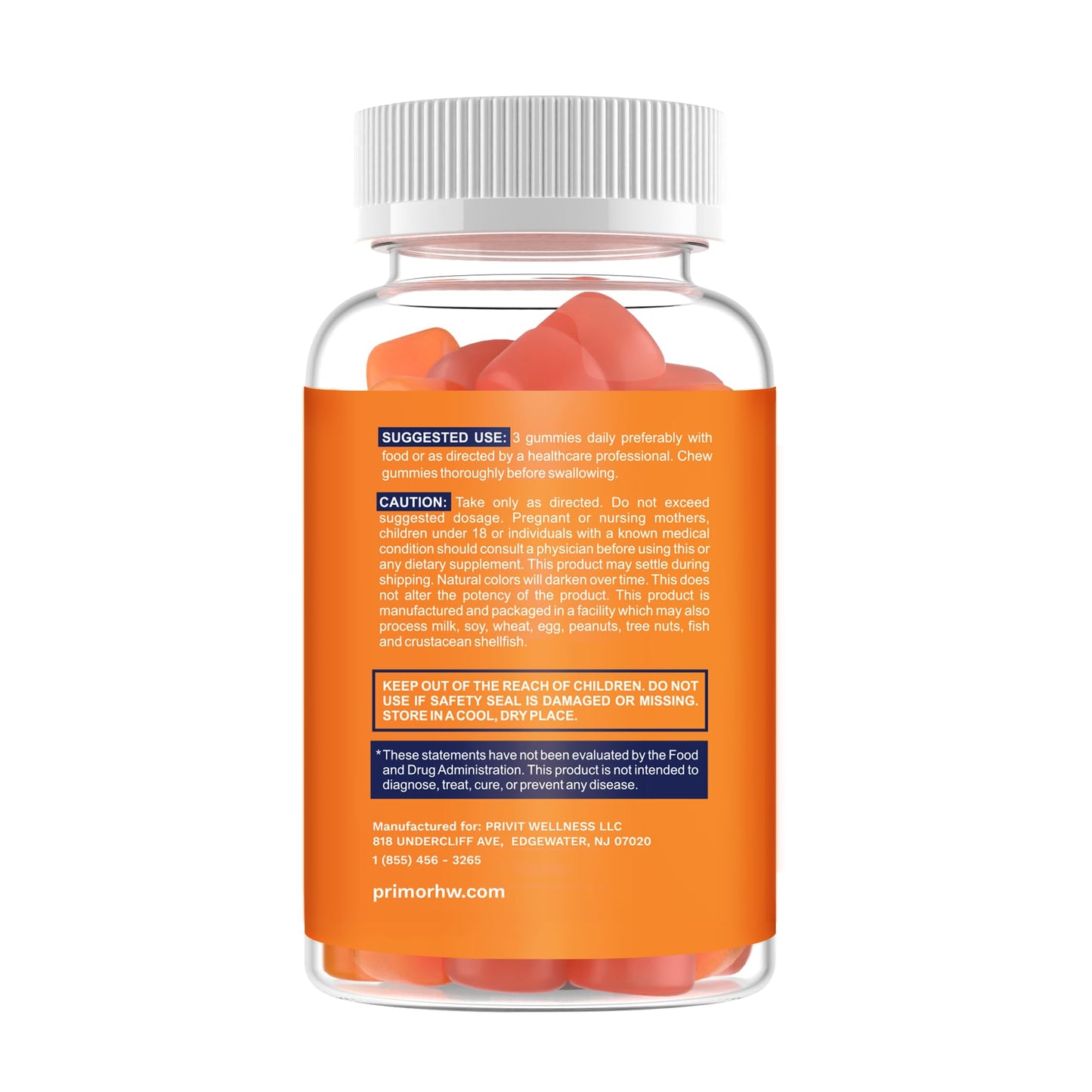 Optimus Weight Fiber Gummies Supports Digestion Health & Regularity - 5 Grams of Prebiotic Fiber - Vegetarian - Gluten Free - 100% Natural - for Women & Men - Made in USA - 60 Gummies