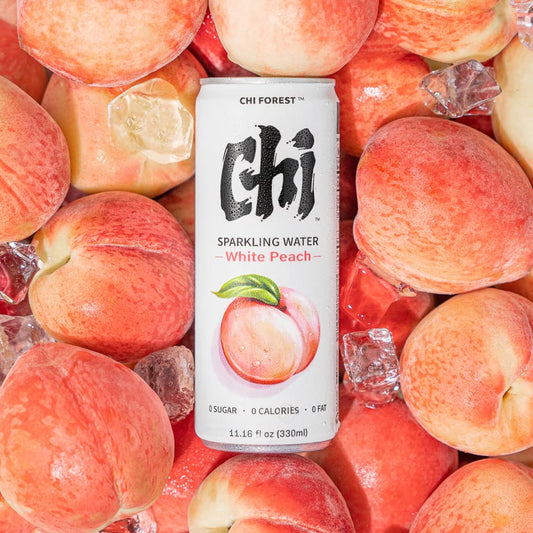 CHI FOREST White Peach Sparkling Water 1115 oz 24 0 Sugar 0 Calories