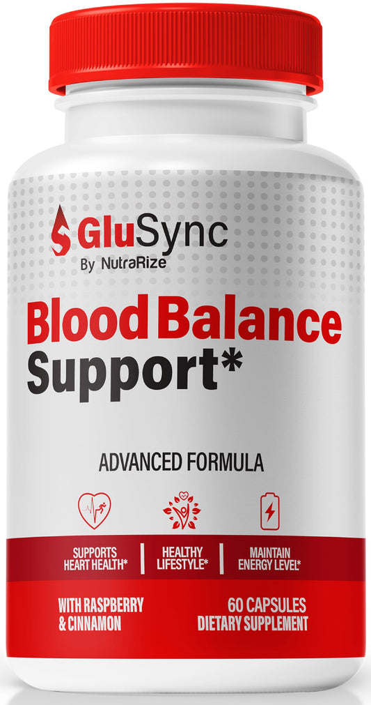 GluSync Capsules - Official Glu Sync Pills for Stable Levels, Circulation, and Overall Health, Natural Detox for Balanced Support, GluSync Glyco Complex & Blood Vessel Cleaner (60 Capsules)