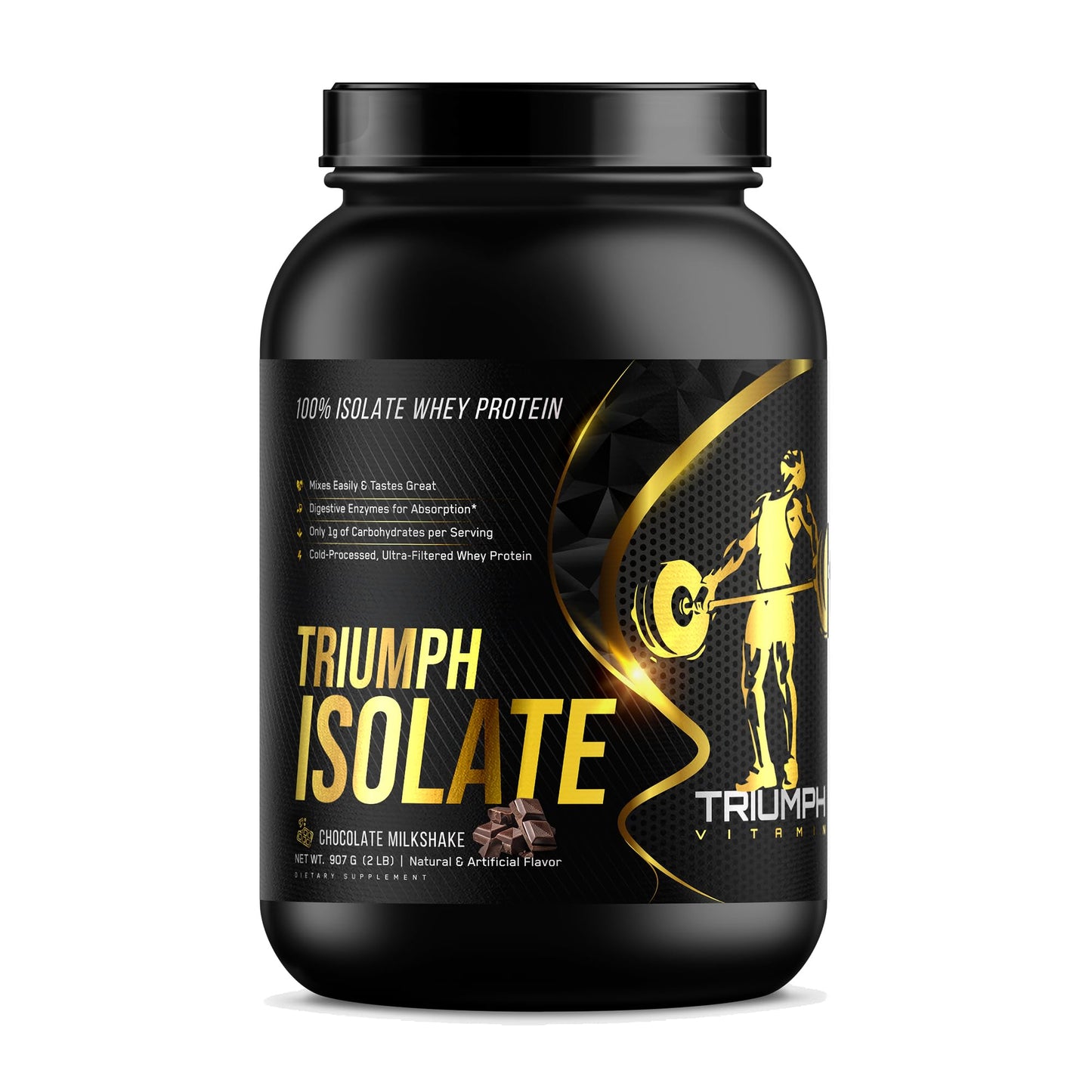 TRIUMPH VITAMIN 2lb 100% Whey Isolate Chocolate - 31 serv.