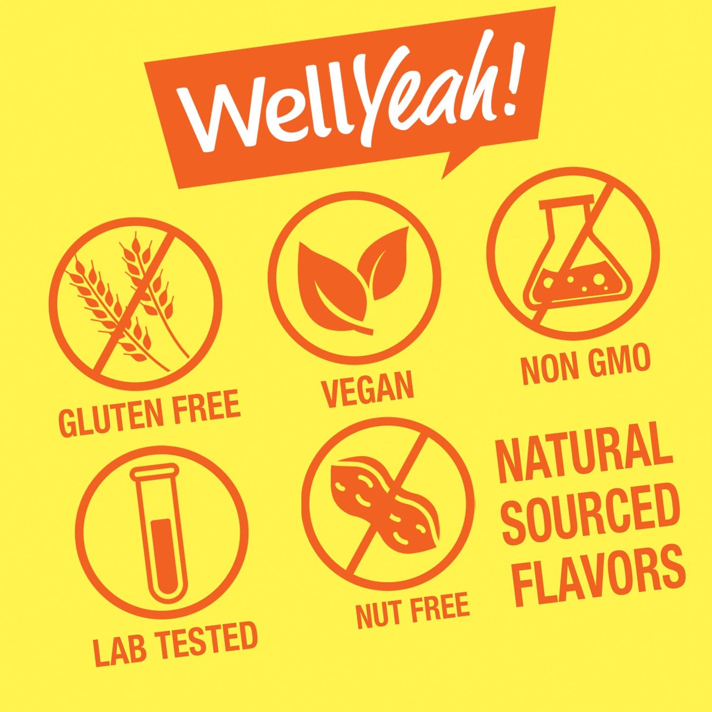 WellYeah Sugar Free Fiber Gummies for Kids (4g)| Digestive Supprt |Prebiotic Fiber Supplement | 60 Count