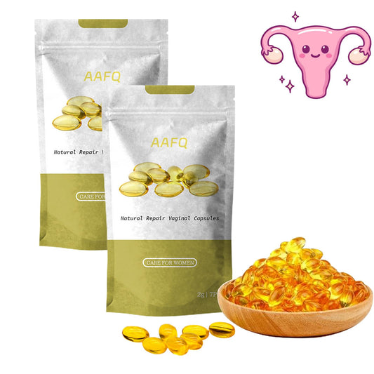 AAQF Instant Anti-Itch Detox Products, Firming Repair & Pink and Tender Natural Capsules, AAQF Capsulas (2 Bags of 14pcs)