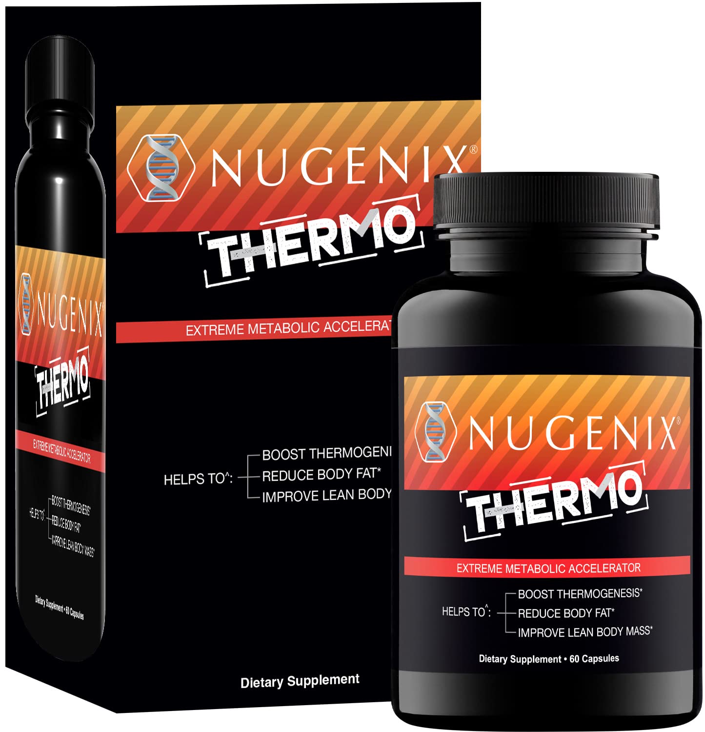 Nugenix Thermo - Thermogenic Fat Burner Supplement Pills for Men, Extreme Metabolic Accelerator, 60 Count