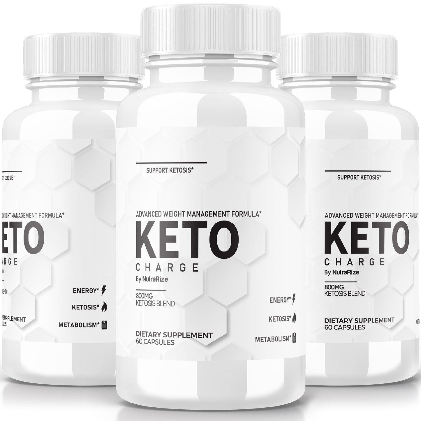 (3 Pack) Keto Charge Capsules - Keto Charge Dietary Supplement for Advanced Weight Loss, Maximum Strength All-Natural Pills for Targeting Belly Fat, KetoCharge Pastillas Reviews (180 Capsules)