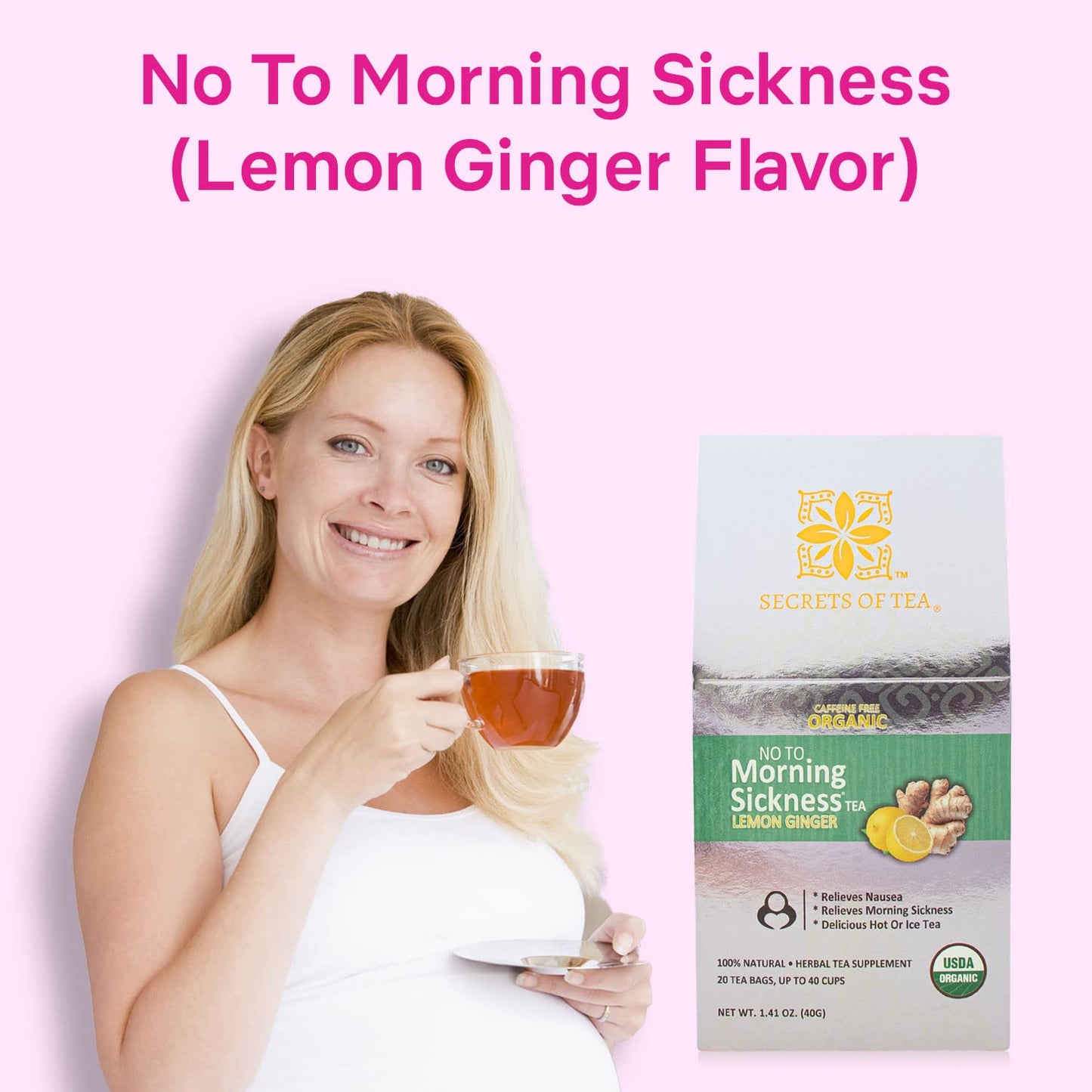 Secrets of Tea No to Morning Sickness Tea