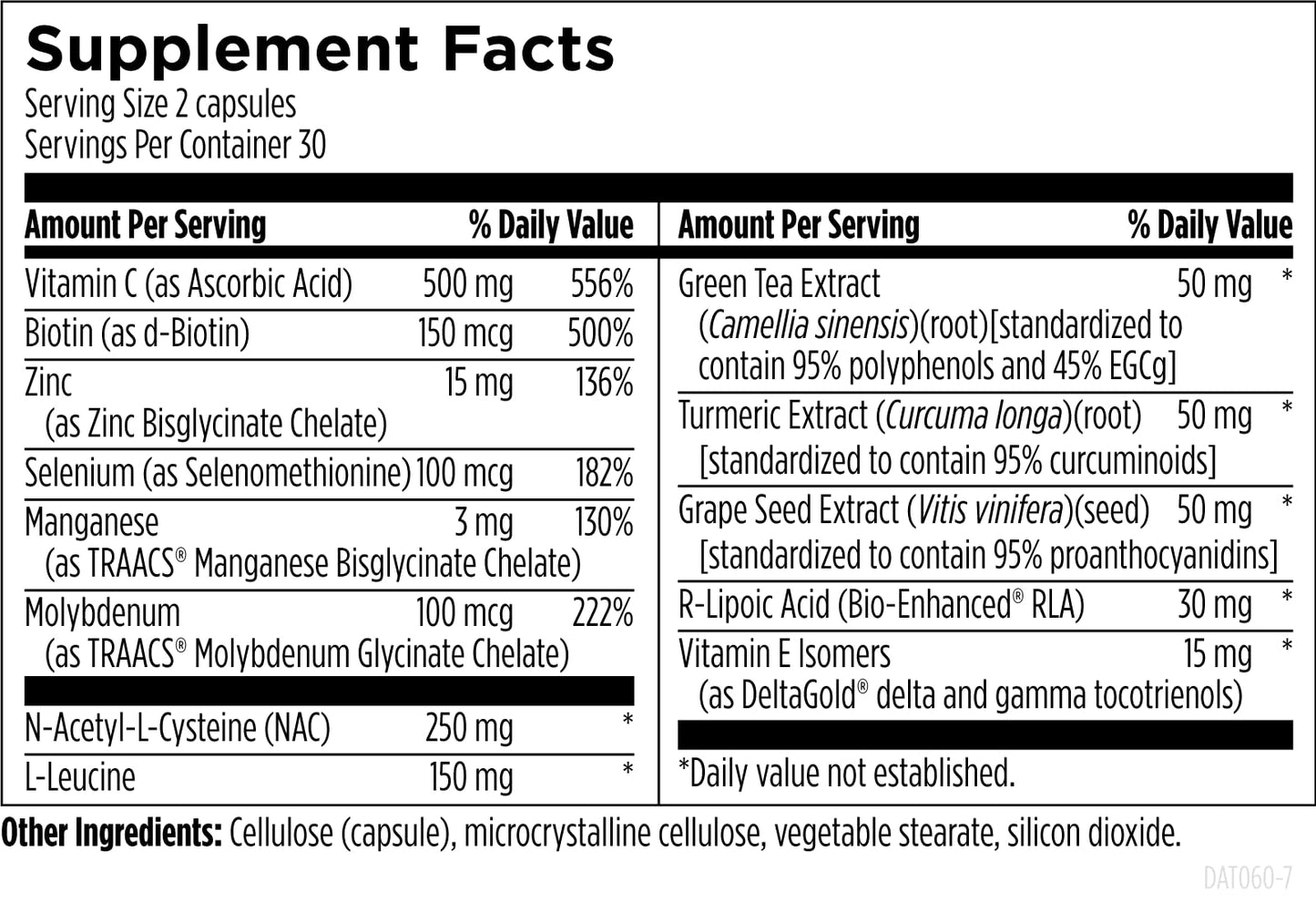 Designs for Health Detox Antiox - Liver + Detoxification Support Antioxidant Supplement with Turmeric Extract (Curcumin), Green Tea, Grape Seed, Vitamins + Minerals - Immune Support (60 Capsules)
