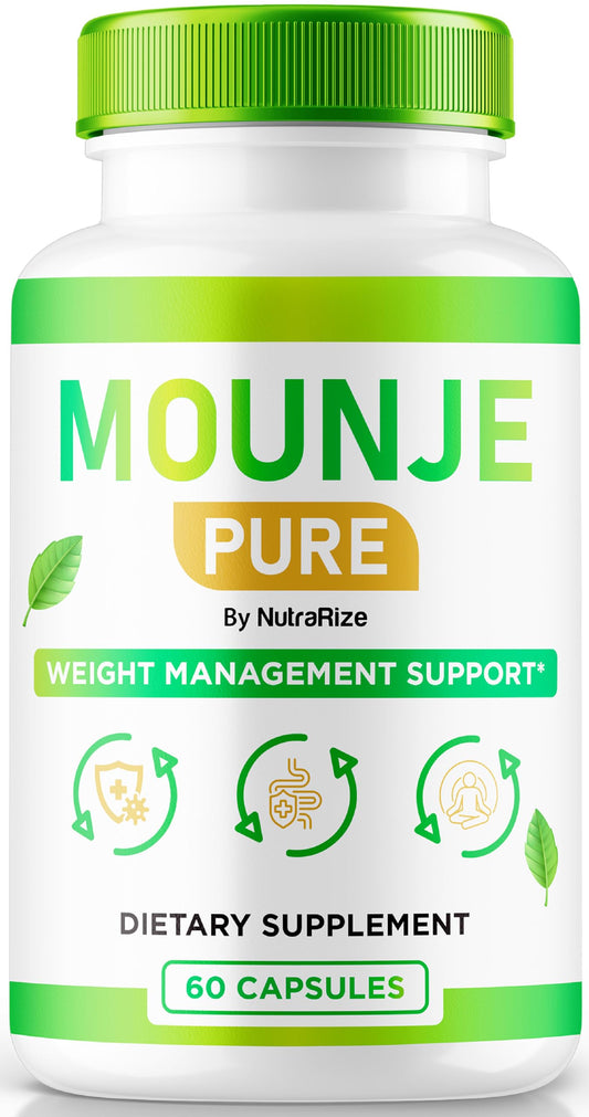 Mounje Pure, Mounje Pure Weight Loss Pills - Supports Healthy Body and Lifestyle, Mounje Pure Keto Formula for Overall Fitness, All Natural MounjePure Review, Official Review (60 Capsules)