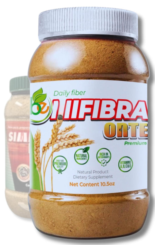 BE Fibra Premium Daily use Fiber Supplement-10.5 oz Simi-Style Blend with Wheat Bran, Algas, Maguey & More Natural Ingredients + Antioxidants & Vitamins A, B12, C & D-Supports Digestive Wellness Simi