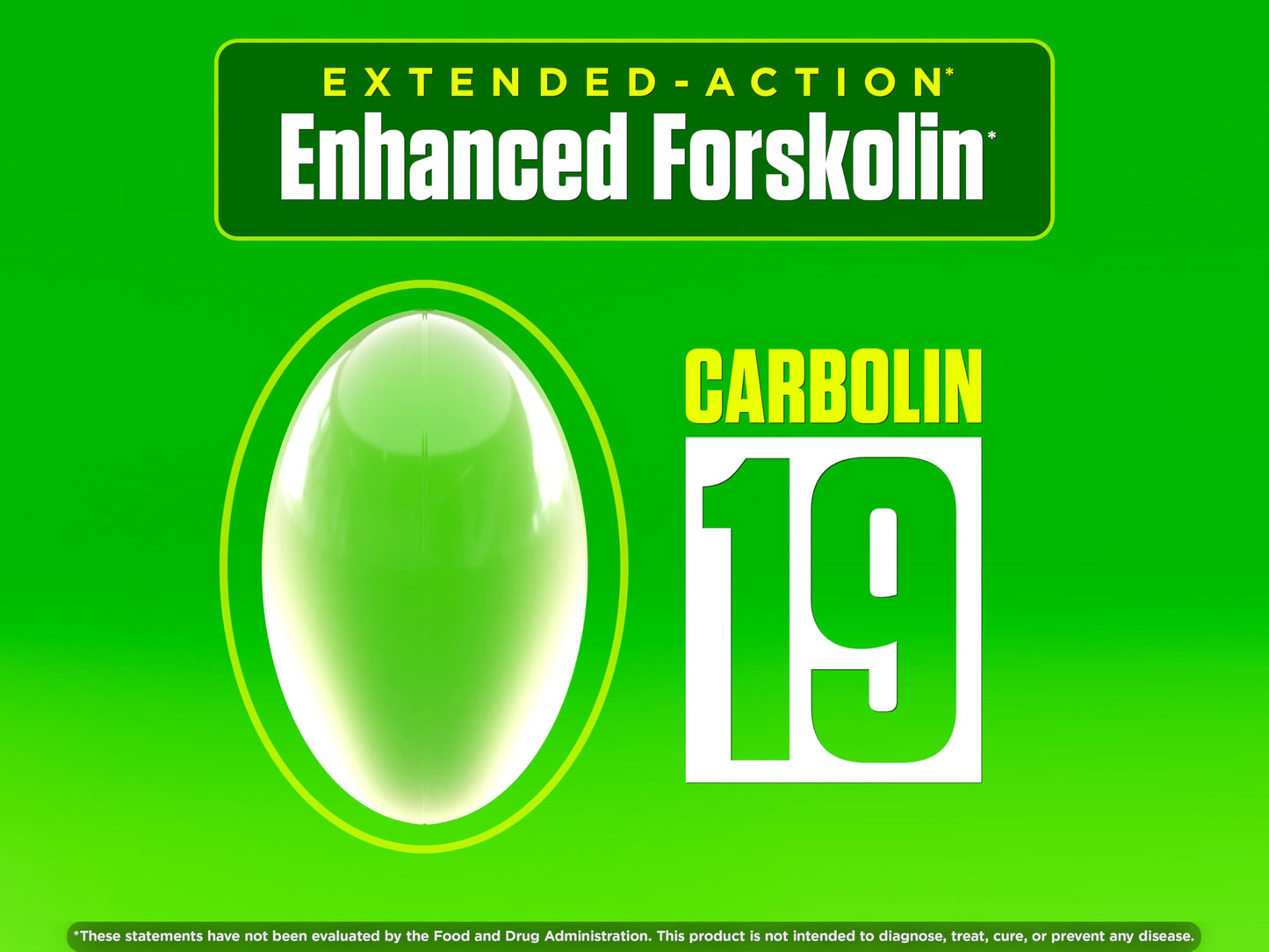 Biotest Carbolin 19 - Advanced Forskolin Carbonate for Fat Loss & Metabolic Performance - 60 Softgels (30-Day Supply)