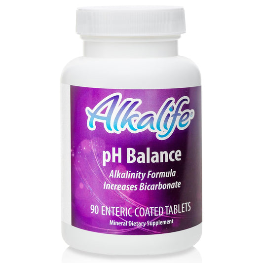 Alkalife pH Balance Pills | The First Patented Alkaline Sodium & Potassium Bicarbonate Supplement | Neutralize Acid, Balance pH, Immune Support, Peak Performance, Detox - 90 Tablets