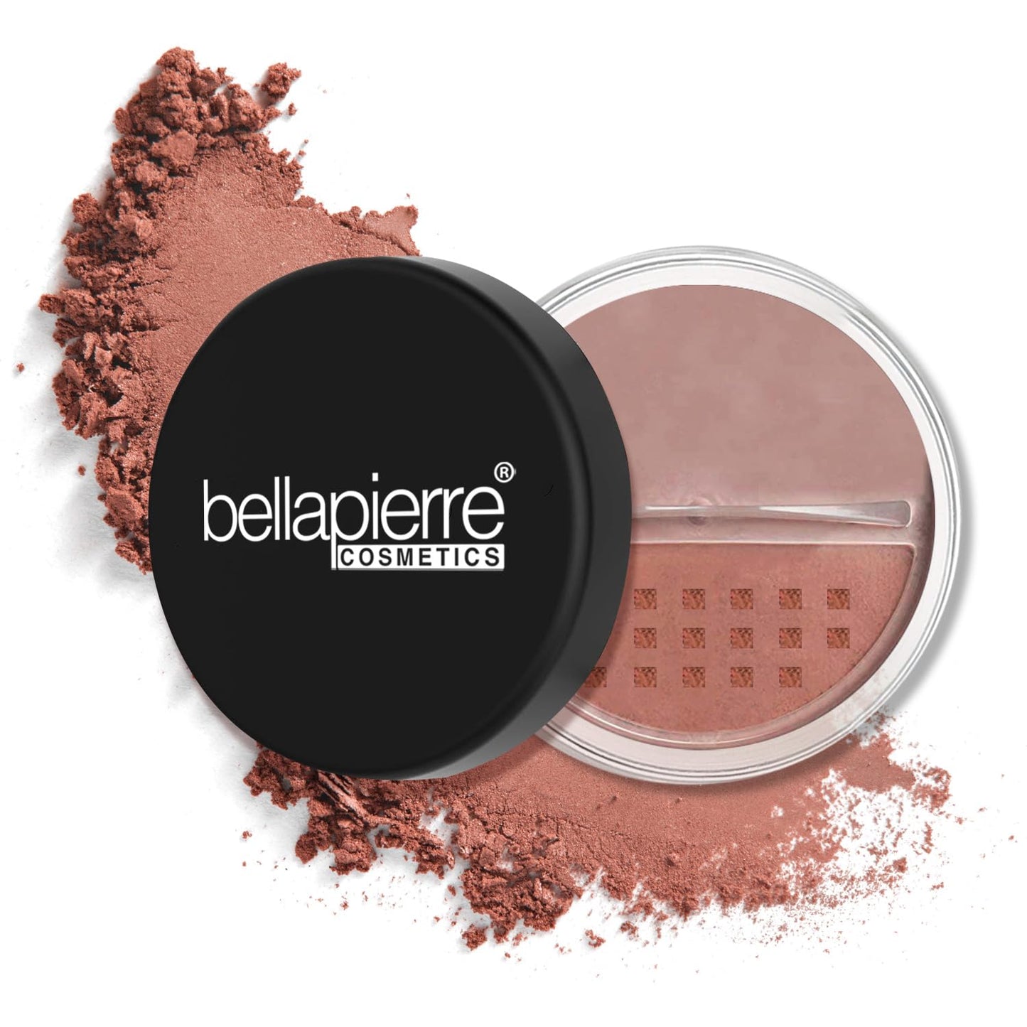 bellapierre Mineral Blush | Warm Dewy Complexion | Non-Toxic & Paraben Free | Hypoallergenic | Loose Powder - 0.3-Ounce - Amaretto