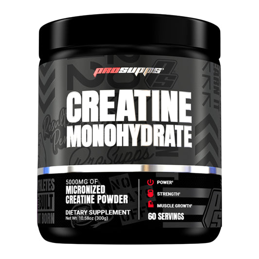 PROSUPPS Creatine Monohydrate Powder - 100% Pharmaceutical Grade Micronized Supplement for Muscle Growth and Recovery (5,000mg, 60 Servings)