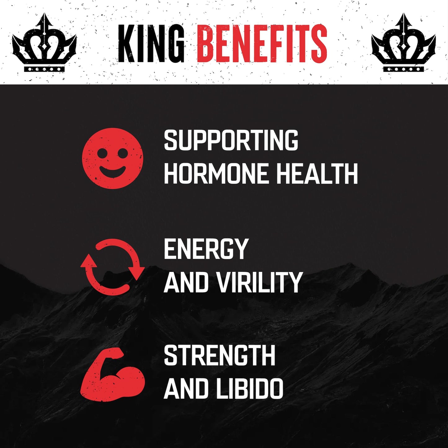 The Fittest King - Testosterone Booster Supplement - Supports Hormone Health, Stamina, & Strength - Includes Grass fed Bovine Liver, Bone Marrow, Heart & Testicle - 180 Capsules