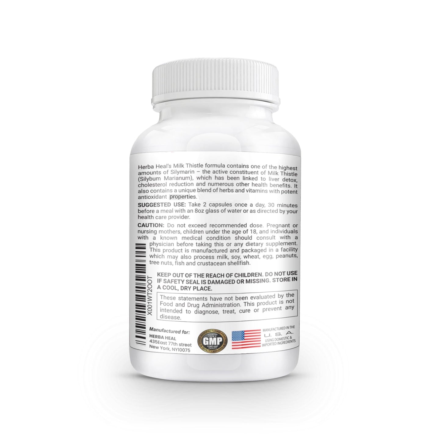 Liver Cleanse Detox Milk Thistle Liver Support 1000mg High Potency Liver Focus Supplement with 22 Ingredients - Natural Detoxifier & Regenerator with Silymarin Extract