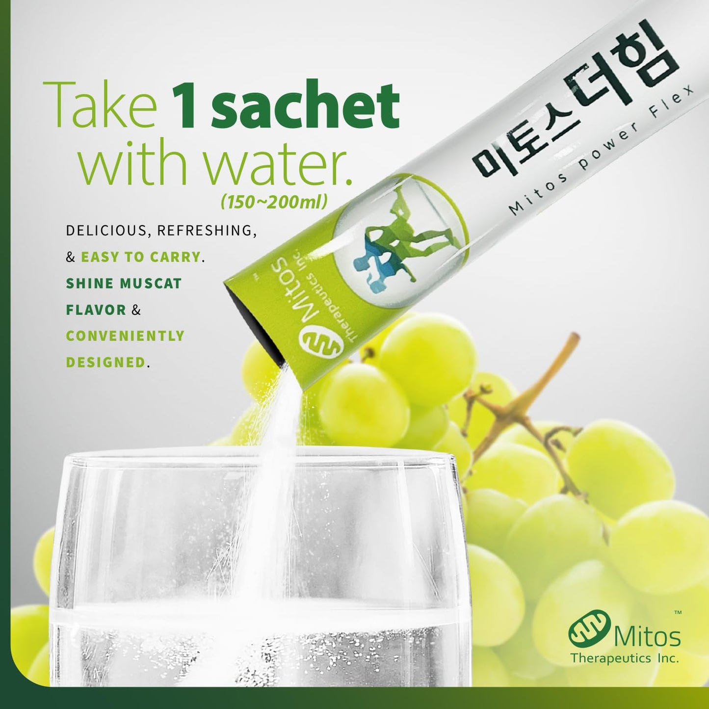 MITOS Power Flex Creatine 3000 mg Powder Supplement w/Patent Material HMF#1, BCAA Amino Acid, Vitamin D3 & Vitamin E for Strength & Energy (30 Servings)