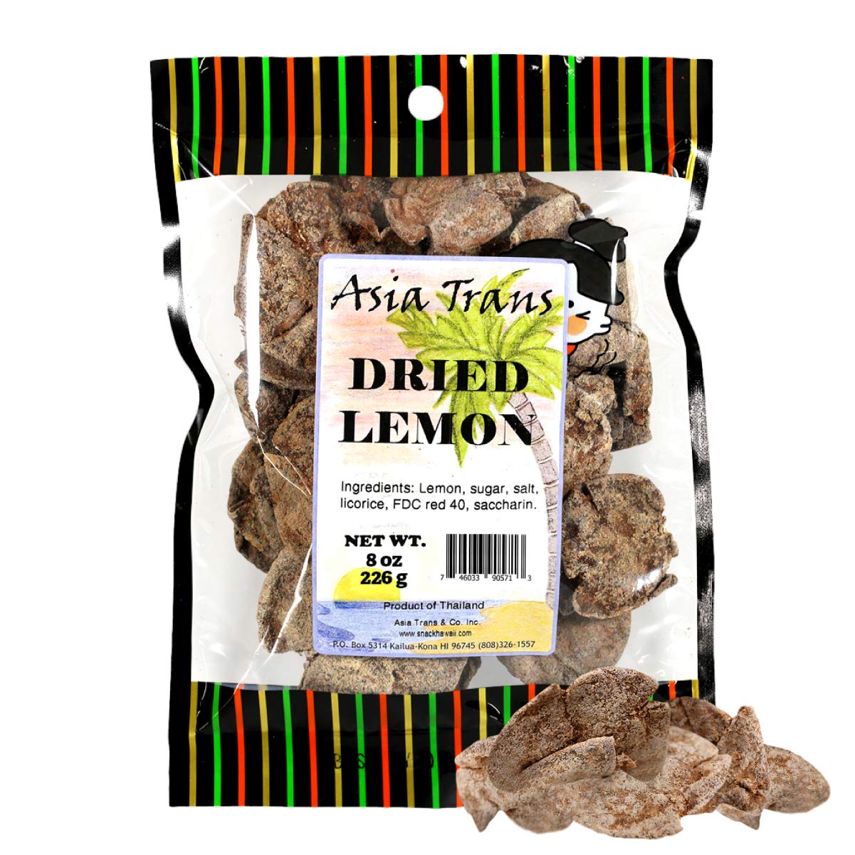 Dried Preserved Whole Lemon  Dehydrated Fruit Peel Snacks  Whole Lemon Crack Seed Slices  Li Hing Mui Preserved AsianStyle