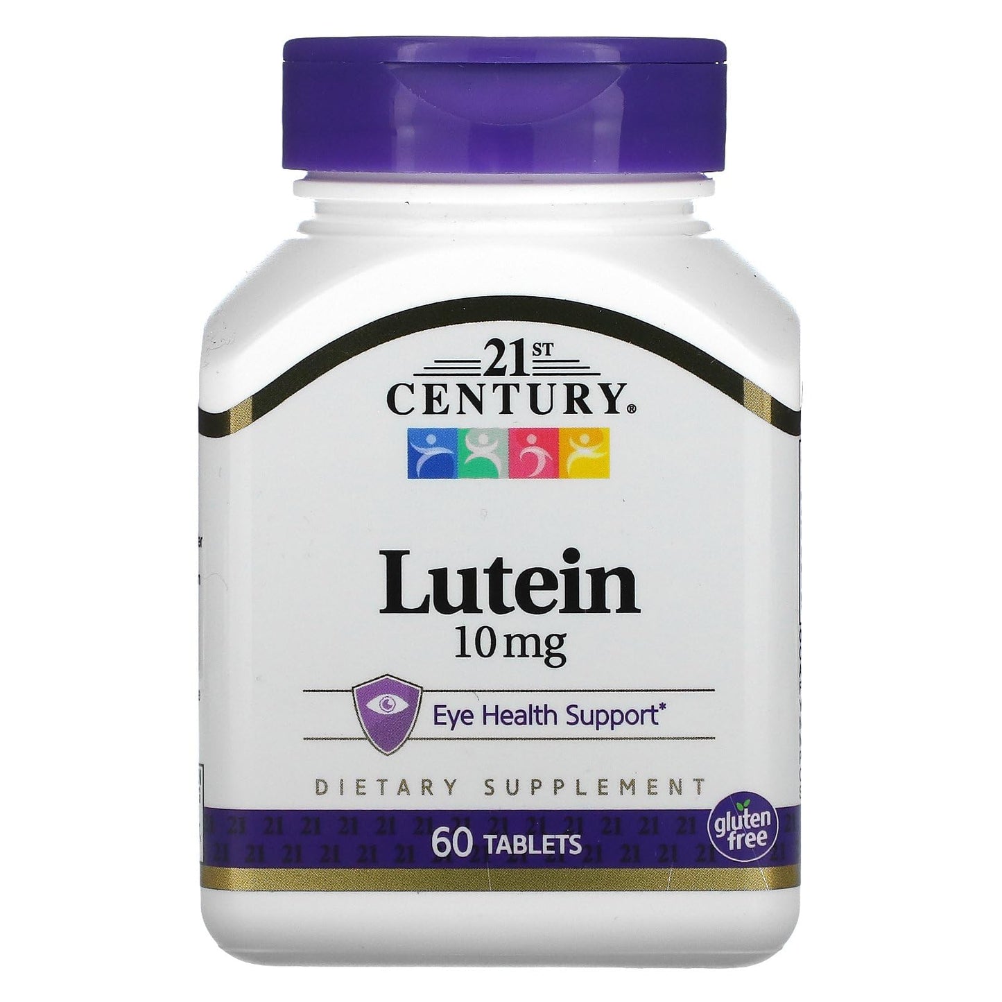 21st Century Lutein 10 mg Tablets, 60 Count