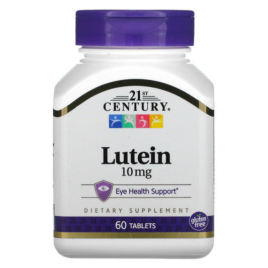 21st Century Lutein 10 mg Tablets, 60 Count