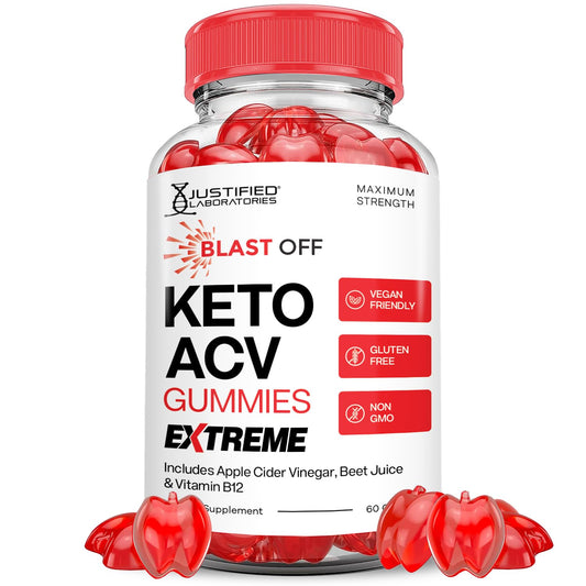 Blast Keto ACV Gummies Extreme 2000MG Blast Keto Gummies Apple Cider Vinegar Formulated with Pomegranate Beet Juice Powder B12 Vegan Non GMO 60 Gummys