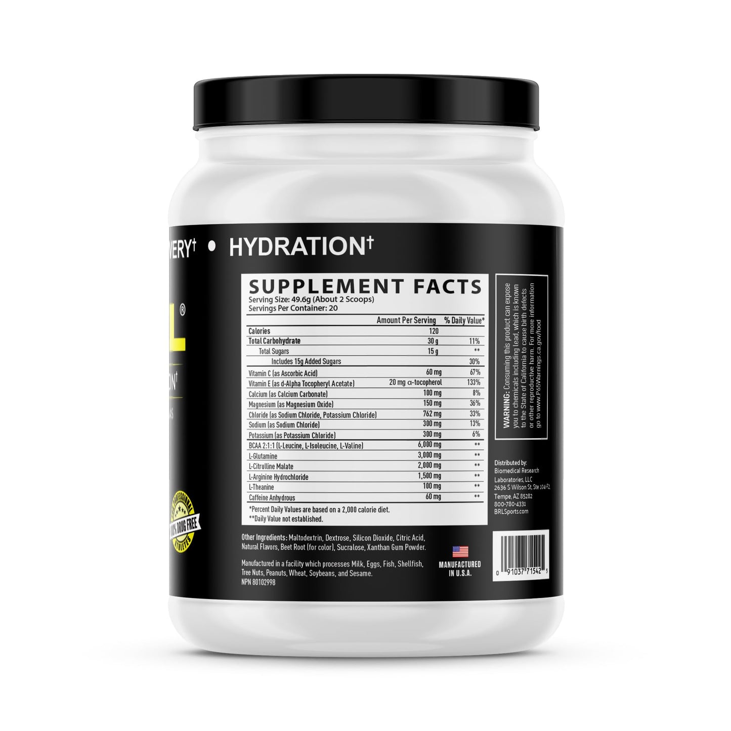 TRIFUEL - 3-in-1 Endurance and Recovery, Hydration, BCAA, Electrolyte Enhanced Drink (Wild Berry)…