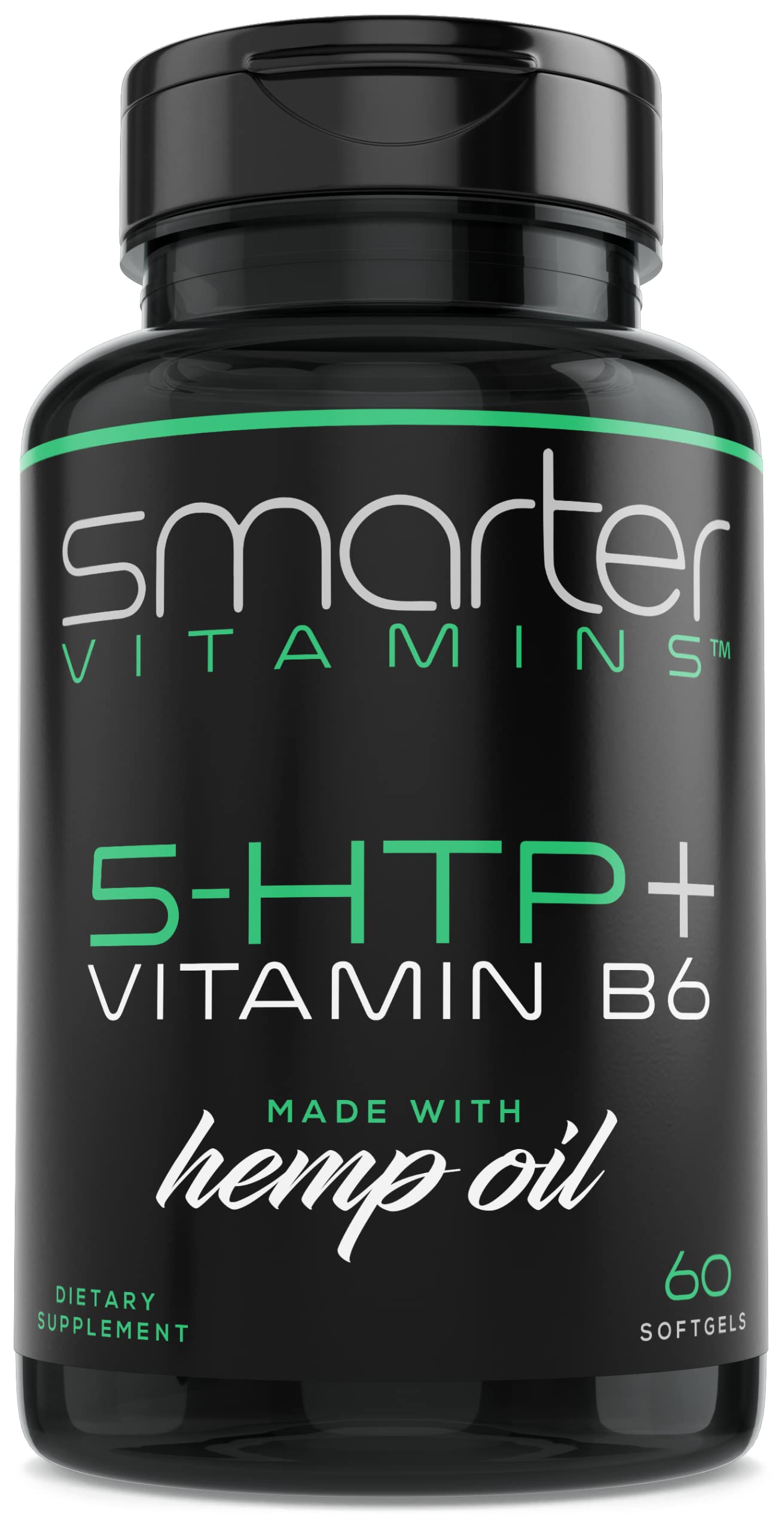 200mg 5-HTP + Vitamin B6, Extended Time Release, 60 softgels, 30 Servings