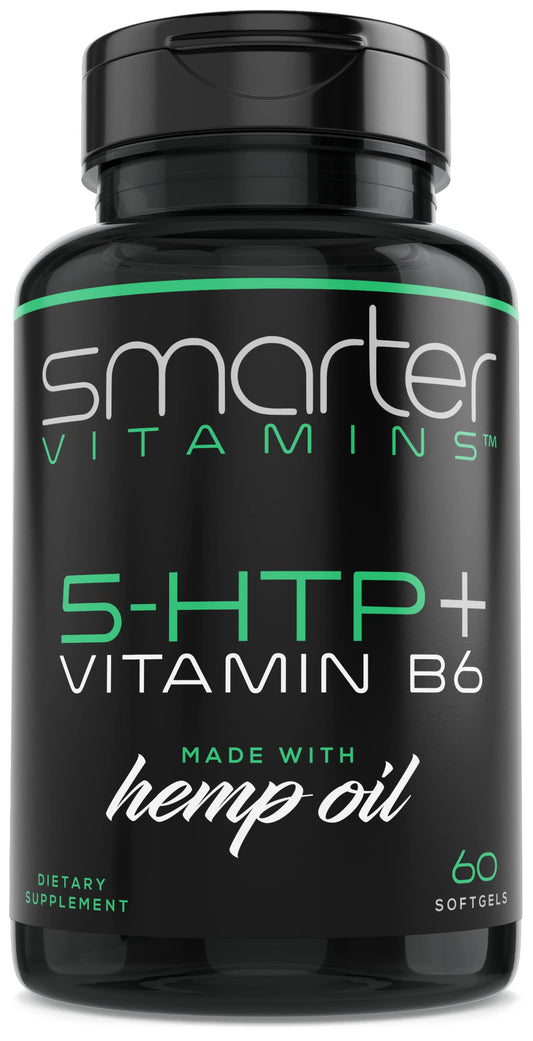 200mg 5-HTP + Vitamin B6, Extended Time Release, 60 softgels, 30 Servings