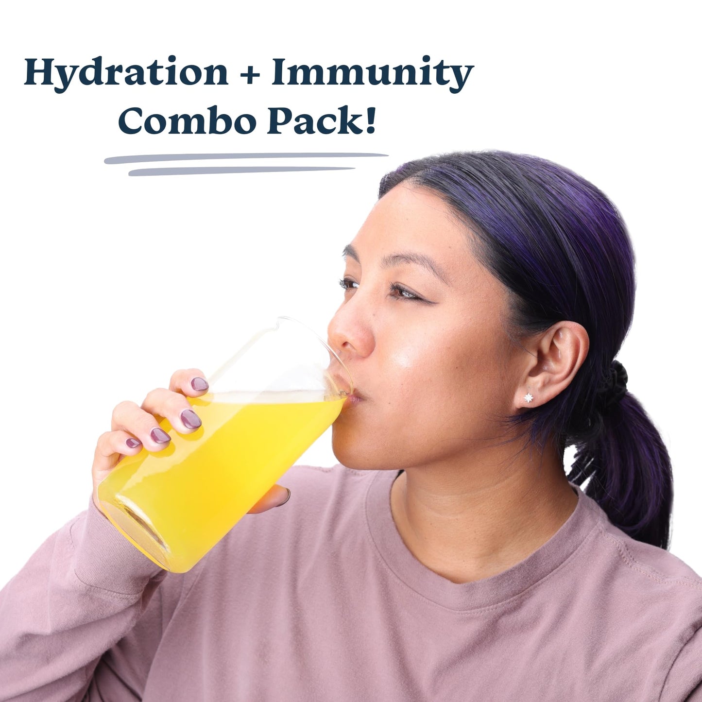 Drinklits Lemon Immunity & Lemon-Lime Hydration Tablets (2) Tube Combo Pack | Essential Electrolytes - Immune Support - Great Taste | 20 Servings (10 Tablets Per Tube)