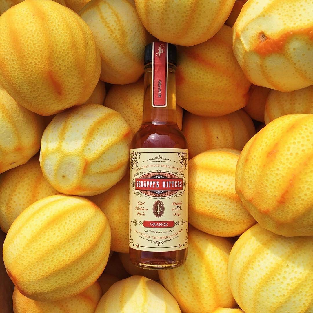 Scrappys Bitters  Orange 10 oz  Organic Ingredients Finest Herbs  Zests No Extracts Artificial Flavors Chemicals or Dyes Made in the USA