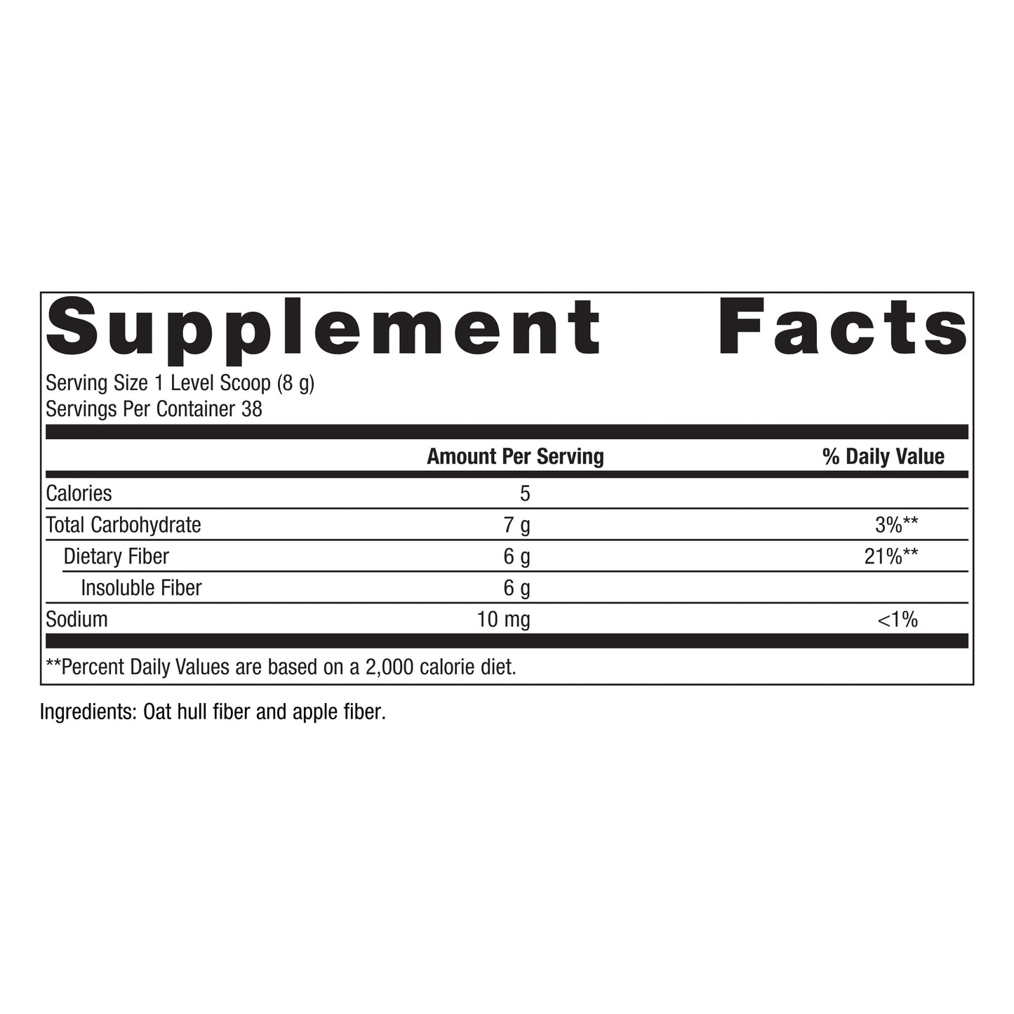 Metagenics MetaFiber - 6 g Dietary Fiber - Supports GI Regularity & Occasional Constipation Relief* - Fiber Blend Powder - Non-GMO & Gluten-Free - 10.72 oz