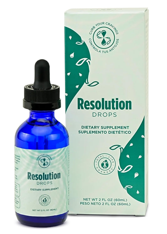 IASO Resolution Drops - Craving Control and Wellness, Health Supplement for Balanced Lifestyle and Transformation - 2 fl. oz