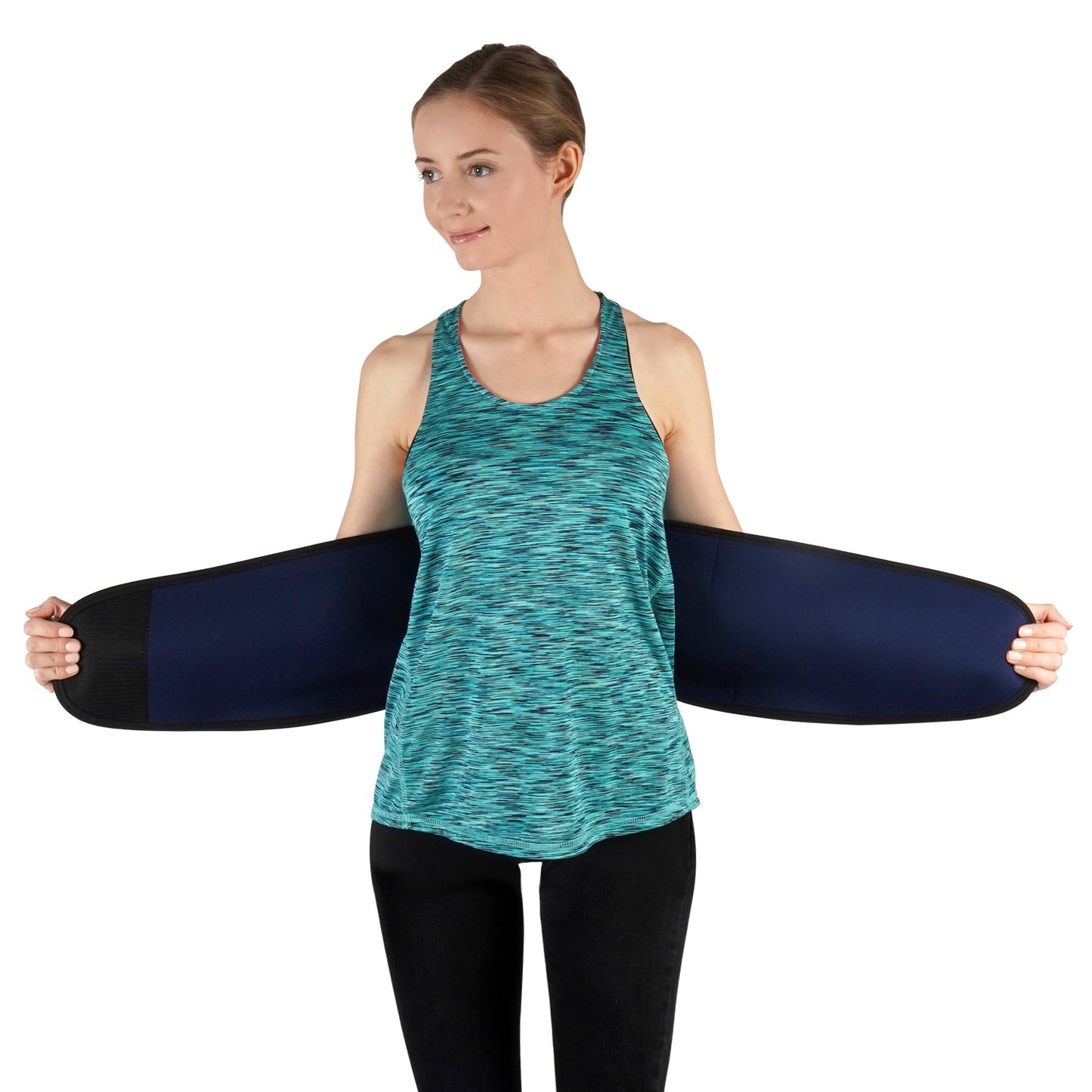 Soles Neoprene Waist Support Breathable Waist Trimmer - Back Support, Lumbar Support & Belly Fat Burner - Fully Adjustable Elastic - Promotes Weight Loss - Targets Abs - Designed for Men & Women