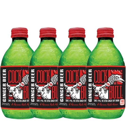 Cock n Bull Ginger Beer 4 Pack 10oz Soda Bottles  Ideal Mixer for Cocktails Mocktails and Bartenders  Premium Quality for Perfect Mixed Drinks  Refreshing Flavor Profile Made In USA