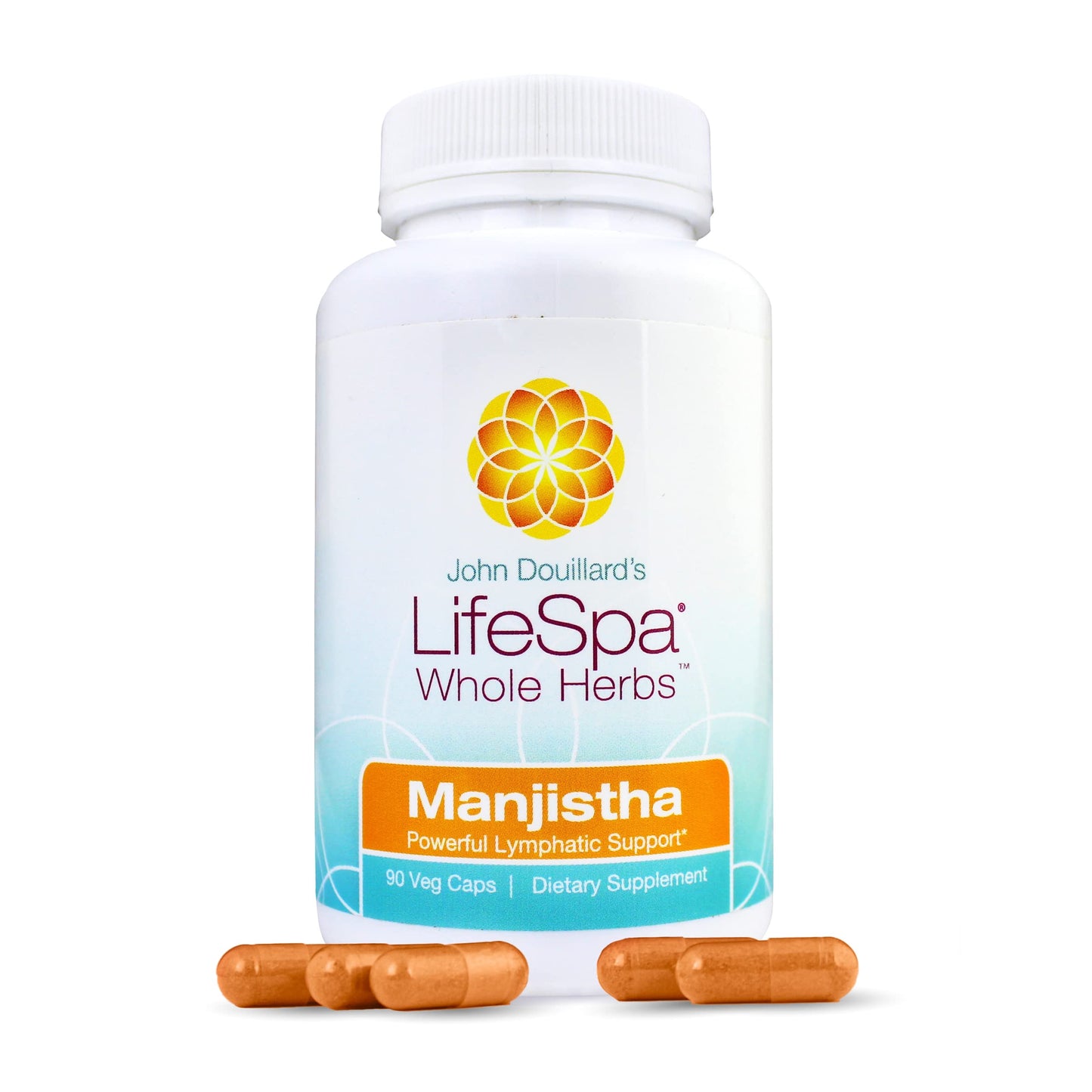 LifeSpa Whole Herbs Manjistha Capsules | Liver Cleanse | Vegan Multivitamin | for Lymphatic Support and Liver Detox | 90 Capsules 400mg
