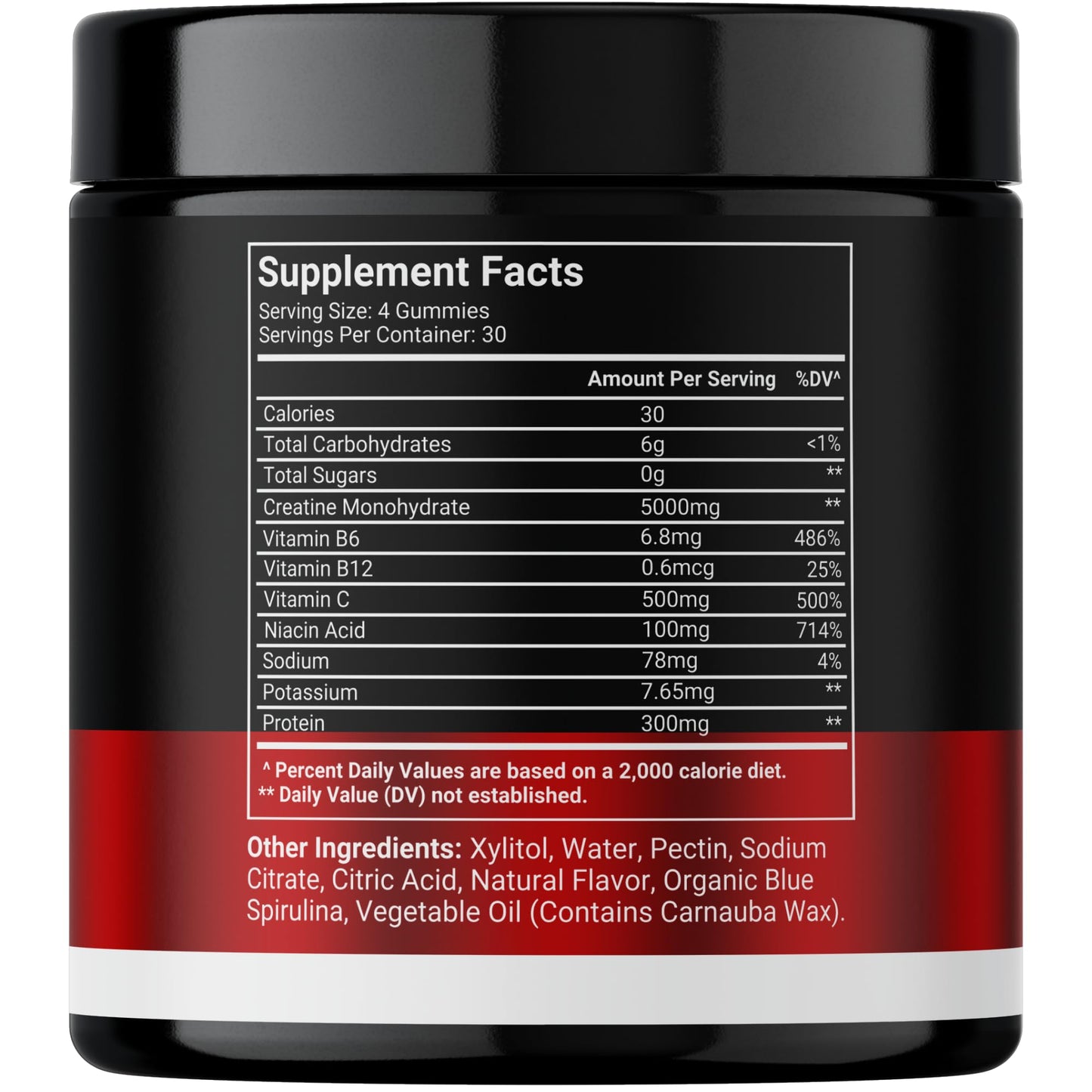Creatine HCL Gummies for Men & Women 5g Sugar Free - 120 Creatine Gummies for Muscle Strength, Muscle Builder, Energy Boost, Booty Gain, Pre-Workout & Recovery Supplement Gummy Chews