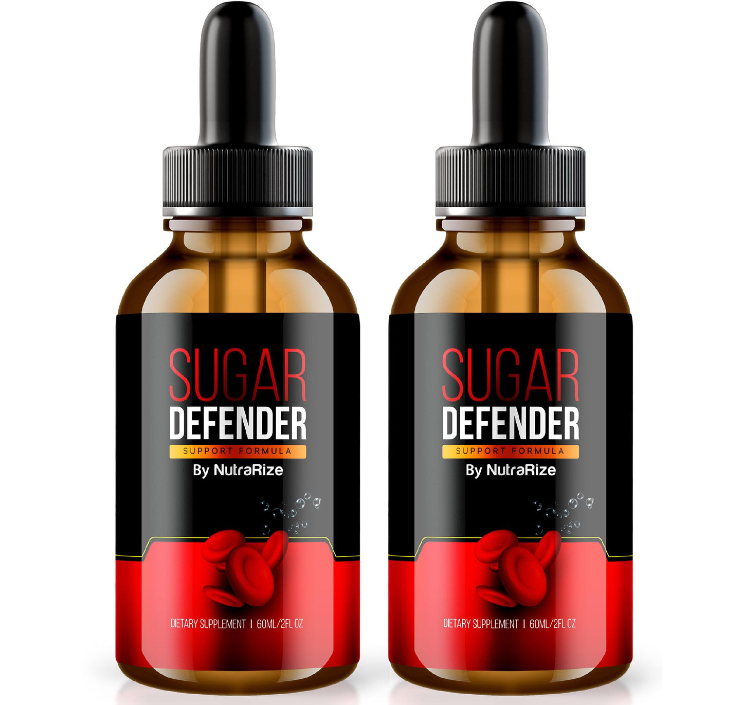NutraRize (Pack of 2 Sugar Defender Drops Advanced Support for Balance, Official Supplement Drops, Sugar Defender 24, Maximum Strength Formula, Reviews (60 Servings)