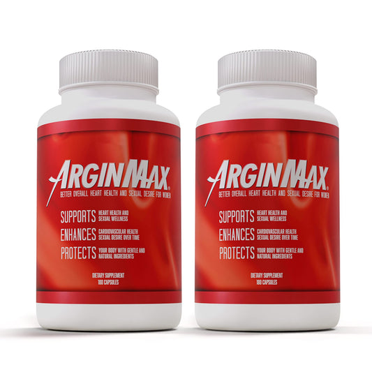 ArginMax Women's L Arginine Supplement Pre Workout Pills - Nitric Oxide Blood Flow, Oxygen Booster, Nitric Oxide Supplement - Sports Nutrition Nitric Oxide Boosters - 2 Pack, 360 Capsules