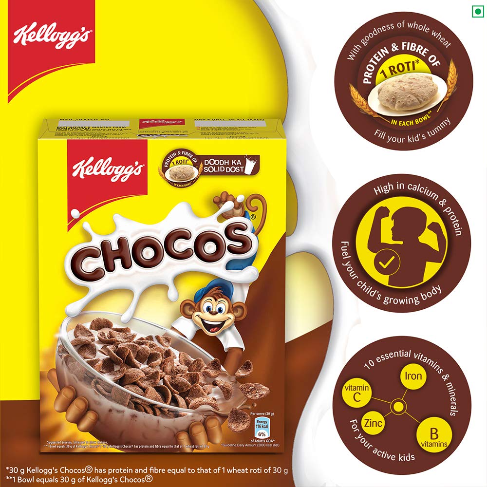 Kelloggs Kelloggs Chocos Whole Grain 375G