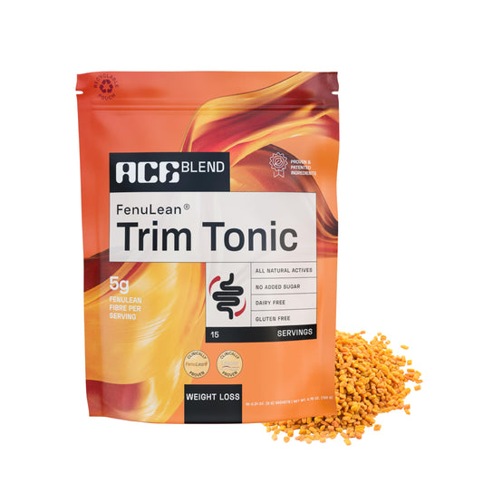 Ace Blend Trim Tonic | 15 Serves | Daily Fiber | Psyllium-Free | Gut Health | Soluble+Insoluble 15 Sachets