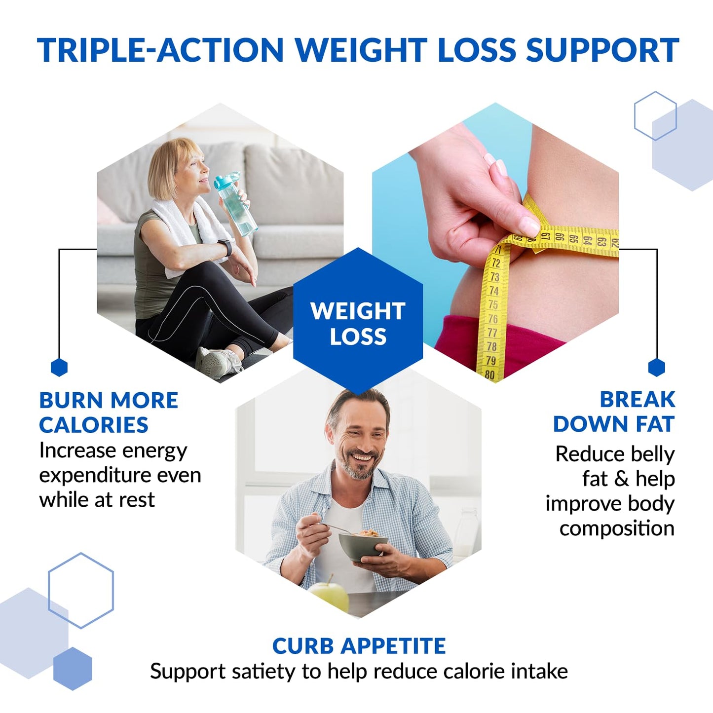 BioTrust MetaboBoost Weight Loss Supplement - Appetite Suppressant | Calorie Fat Burner | Metabolism Booster - Clinically-Studied Diet Pills with Berberine for Holistic WeightLoss Support- 60 Capsules