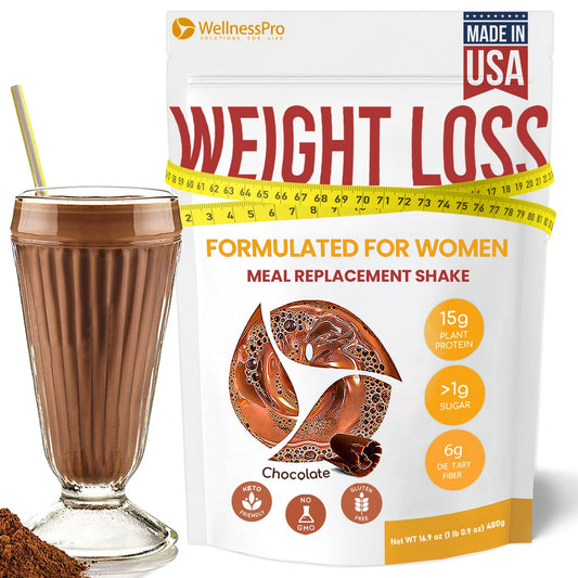 HARMONIFY Meal Replacement Shake for Women with Chocolate Flavor, Keto Friendly, Kosher Protein Powder, Pre & Probiotics for Easy Digestion, No Sucralose Included, 16,9 Oz