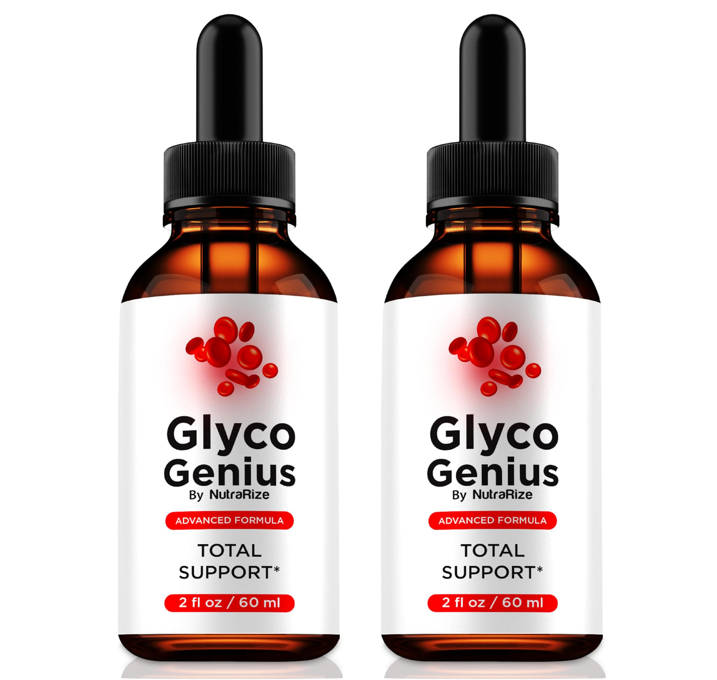 (2 Pack) Glyco Genius Drops, Official GlycoGenius Liquid Dropper, Superior Blend to Support Healthy Levels, All-Natural Formula for Everyday Use, Glyco Genius En Gotas Review (60 Servings)