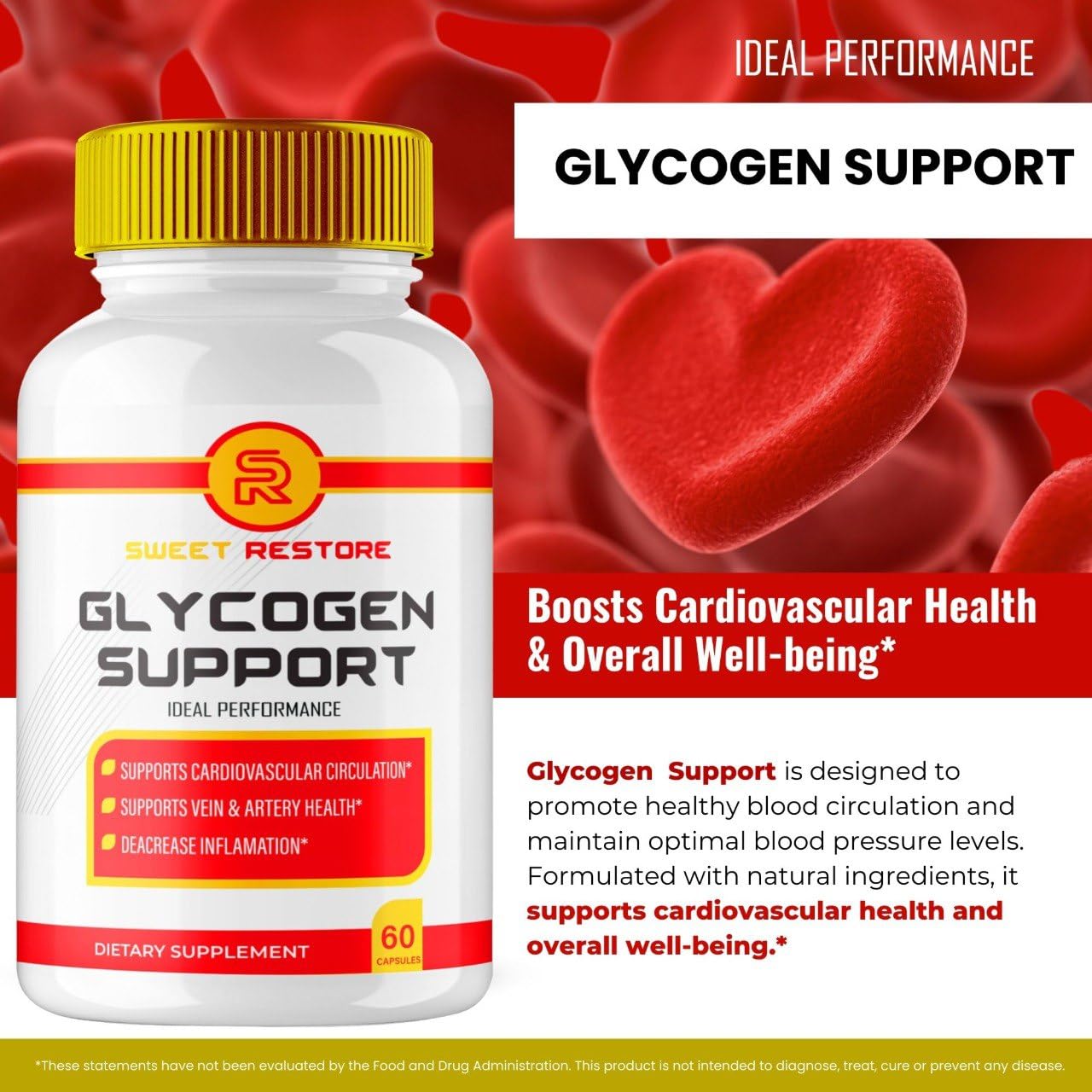 Sweet Restore Capsules, SweetRestore Support Formula Supplement Pills - Maximum Strength Sweet Restore Health & Wellness All Natural Formula, Official SweetRestore Capsules Reviews (2 Pack)