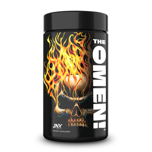 JNX SPORTS The Omen! Thermogenic Fat Burner - Dietary Supplement for Men & Women with L Carnitine | Appetite Suppressant & Metabolism Booster | 100 Capsules