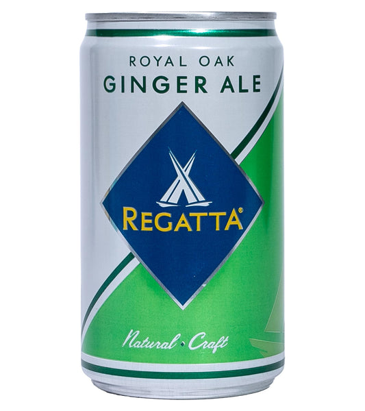 Royal Oak Ginger Ale by Regatta Premium Soda and Cocktail Mixer AllNatural Ingredients 75oz Case of 24 Sleek Cans