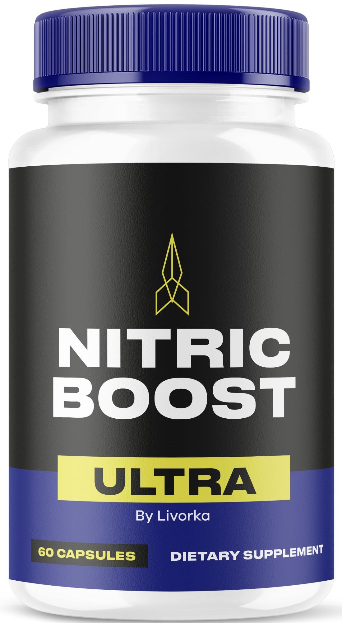 1 Pack - NitricBoost Ultra Capsules, NitricBoost Ultra Advanced Formula, 60 Capsules for 1 Month