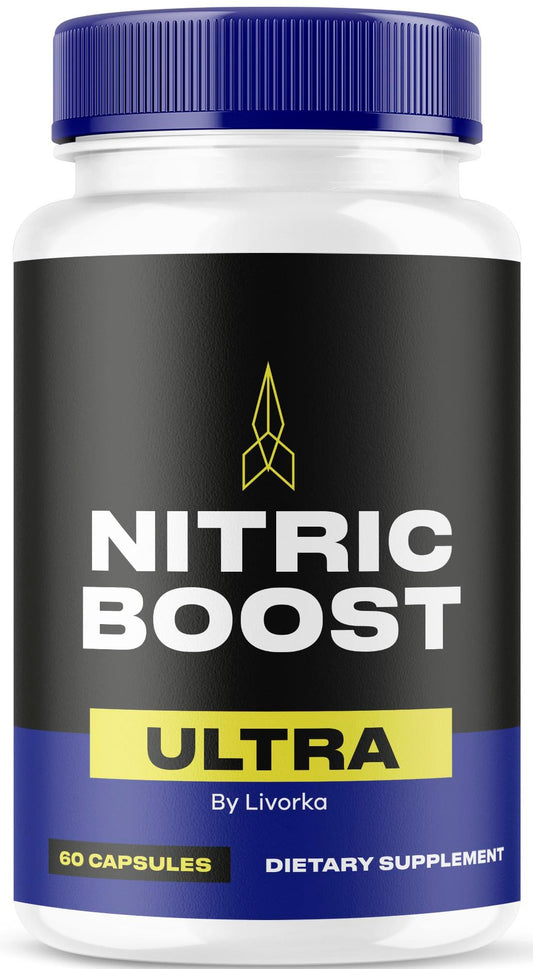 1 Pack - NitricBoost Ultra Capsules, NitricBoost Ultra Advanced Formula, 60 Capsules for 1 Month