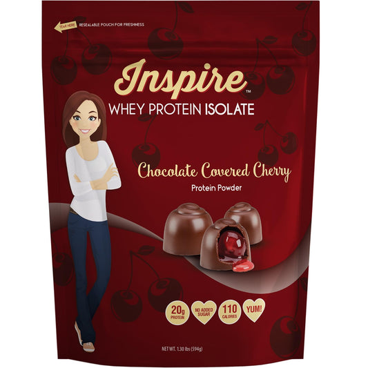 Bariatric Eating Inspire Chocolate Covered Cherry Whey Protein Isolate Powder (20 Servings)