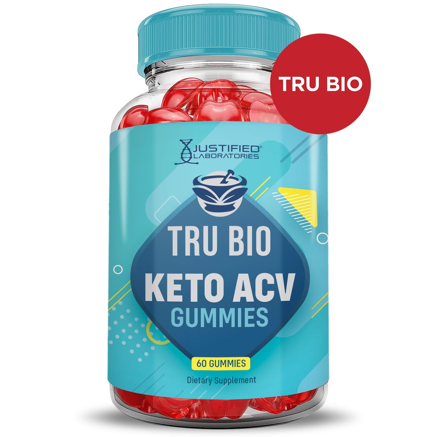 Tru Bio Keto ACV Gummies Advanced Formula 1000MG TruiBIo Keto Gummies Apple Cider Vinegar Formulated with Pomegranate Beet Juice Powder B12 Vegan Non GMO 60 Gummys