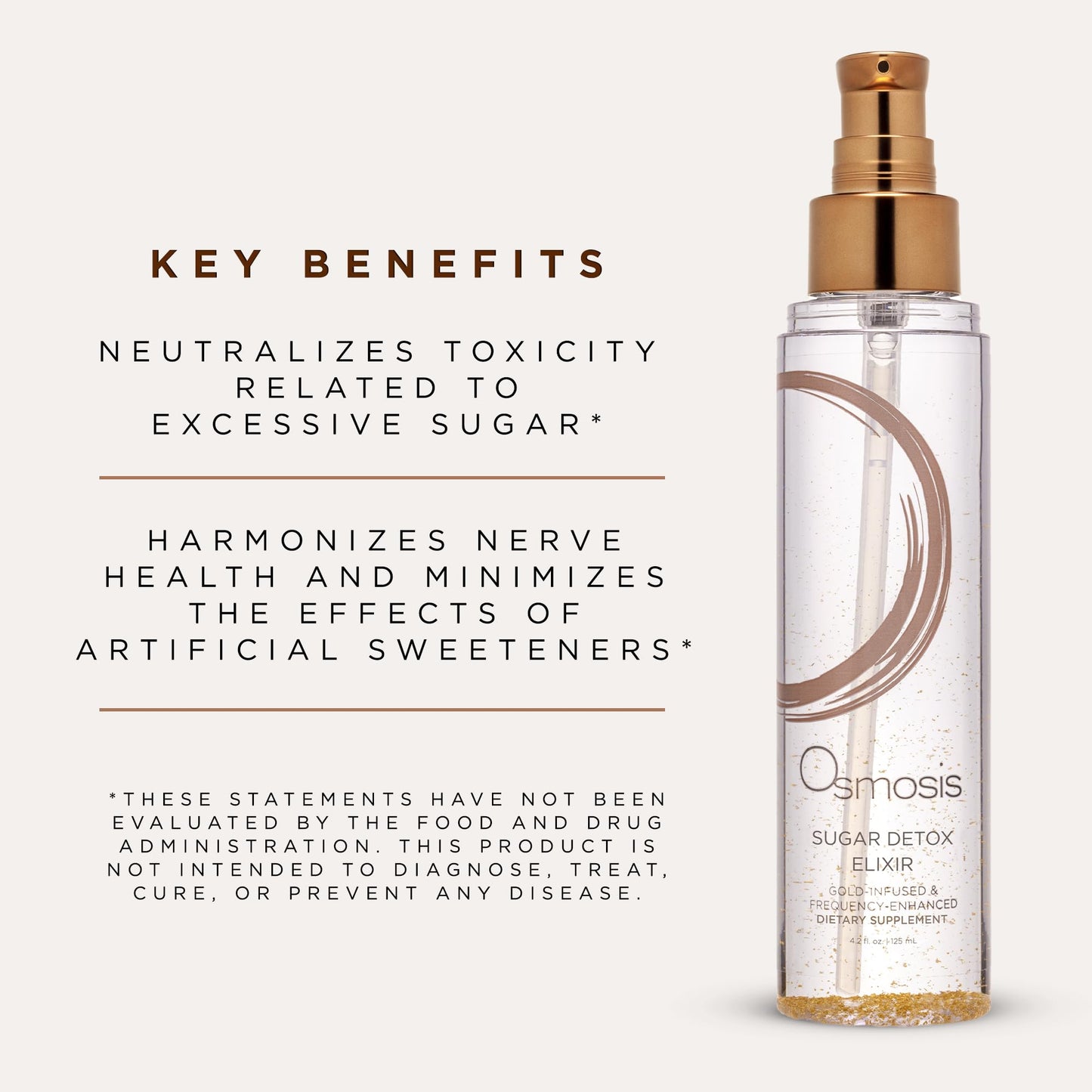 Osmosis Sugar Detox Elixir, Neutralize Sugar Toxins, Helps Sugar Cravings, Helps Reduce Effects of Artifical Sweeteners 4.2 Fl Oz